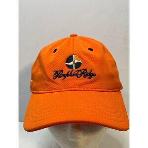 Pumpkin Rudge Golf hat cap 7" large XL fitted flex orange